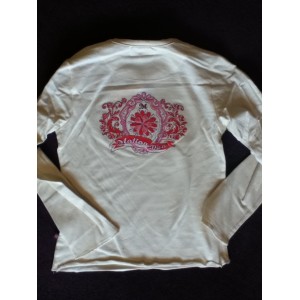 Motion Wear Cream Long Sleeve Tee