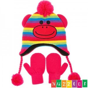 Nuzzles - Beanie & Mittens Set