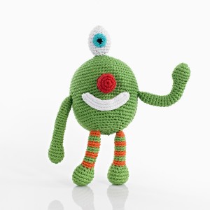 Monster Rattle - Cheeky Green