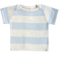 Nurtured By Nature Stripe Button Top