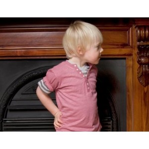 Ouch Stripe V-Neck Tee