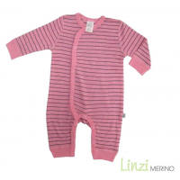Linzi Merino Romper- Peony Pink