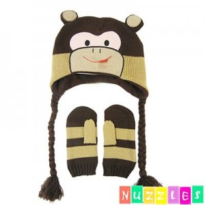 Nuzzles - Beanie & Mittens Set