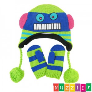 Nuzzles - Beanie & Mittens Set