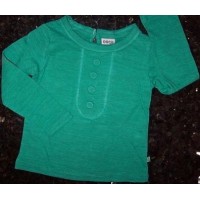 Ouch Button Front Tee