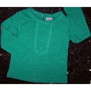 Ouch Button Front Tee