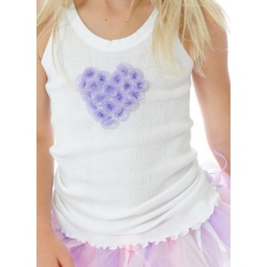 Fairy Girls Rosie Heart Singlet