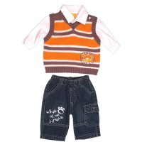 Jungle Rumble Baby Boy Lion Paw Jeans
