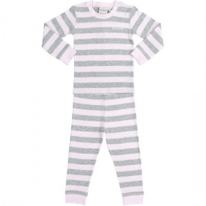 Marquise Waffle Pink Stripe PJ's