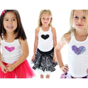 Fairy Girls Sweetheart Singlet