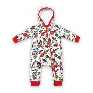 Six Bunnies - Tattoo Shoppe Playsuit