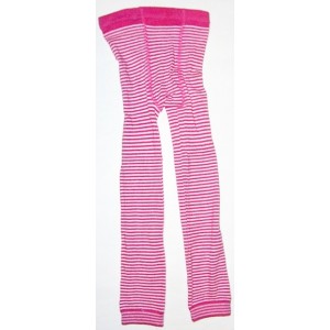 Ouch Rose Stripe Footless Tights