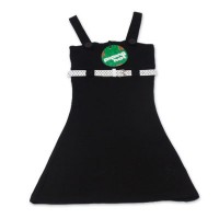 Piping Hot Black Belted Dress