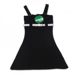 Piping Hot Black Belted Dress